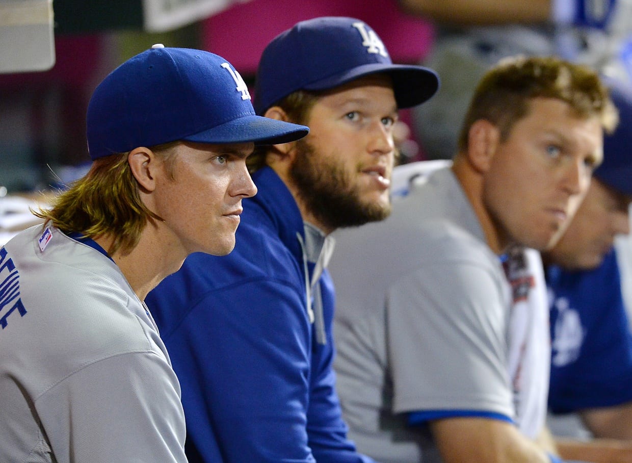 A.j.-ellis-zack-greinke-clayton-kershaw