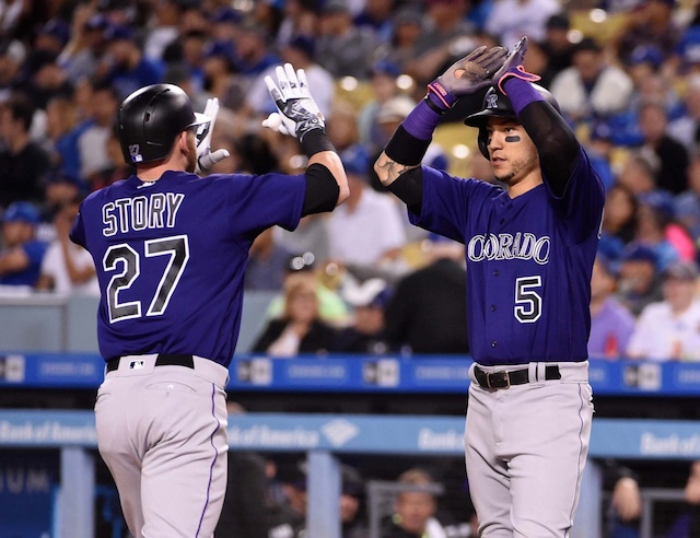 Rockies Chase Mike Bolsinger In 6th Inning To Snap Multiple Dodgers Winning Streaks