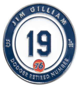 Jim Gilliam retired pins