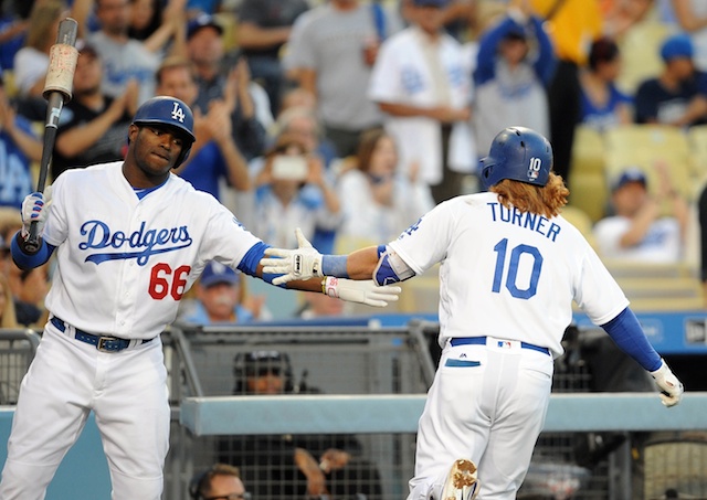 Yasiel-puig-justin-turner