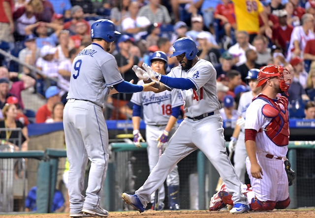 Yasmani-grandal-howie-kendrick-2