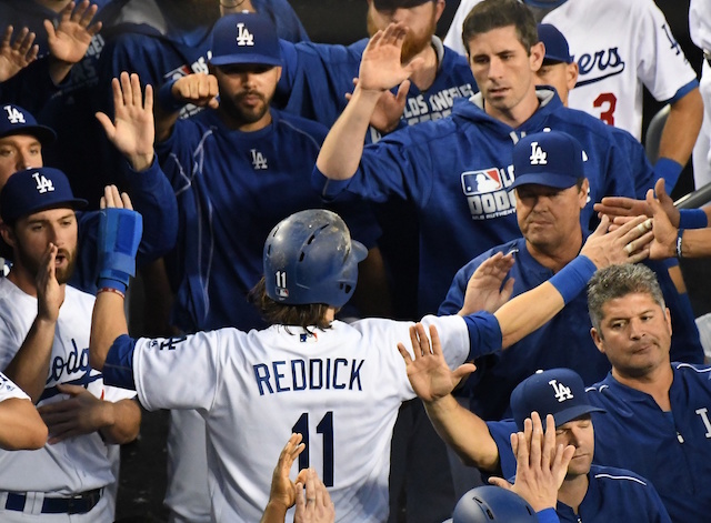 Andre-ethier-brandon-mccarthy-josh-reddick-dodgers-dugout