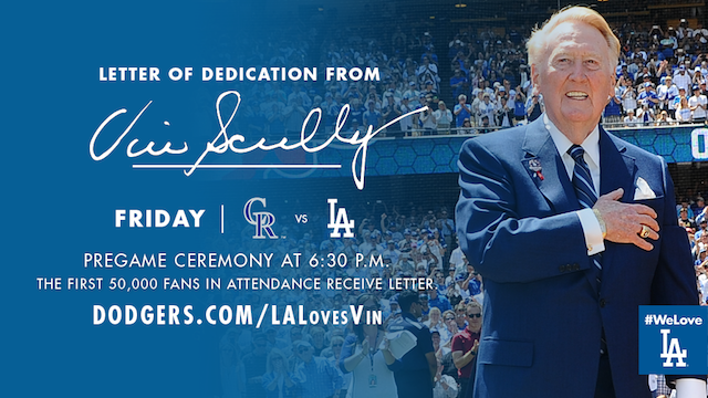 Vin Scully Letter