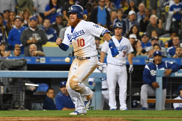 Joc-pederson-dave-roberts-justin-turner