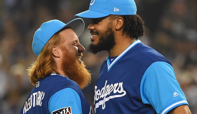 Kenley Jansen, Justin Turner, Los Angeles Dodgers