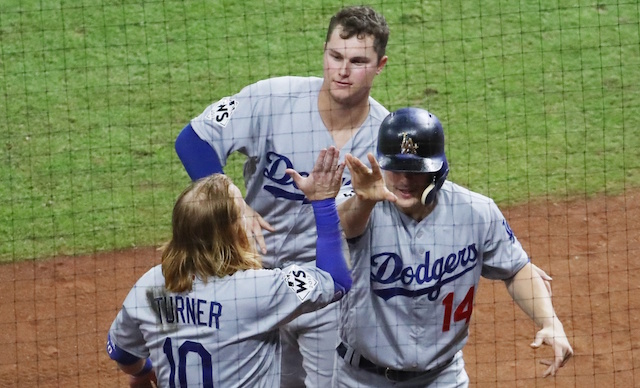 Dodgers, Kiké Hernandez, Joc Pederson, Justin Turner