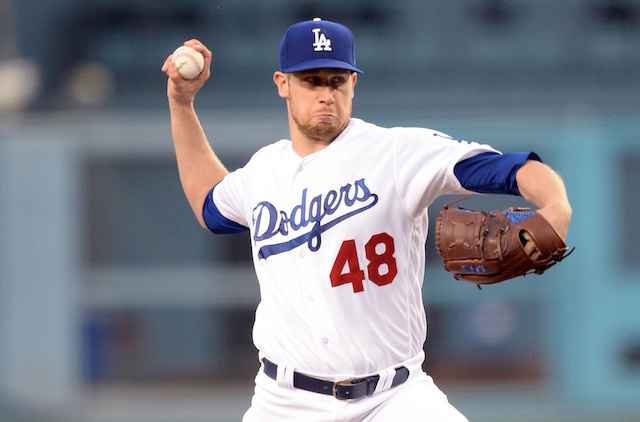 Los Angeles Dodgers pitcher Brock Stewart