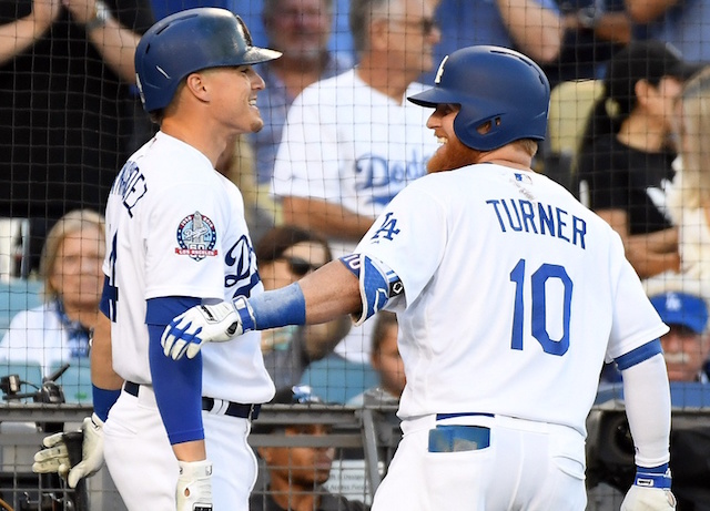 Kiké Hernandez, Justin Turner, Los Angeles Dodgers