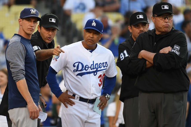 Craig Counsell, Dave Roberts, umpires