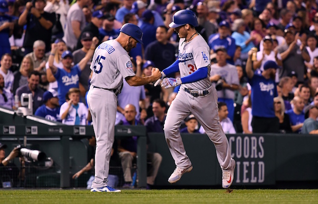 Cody Bellinger, Chris Woodward, Los Angeles Dodgers