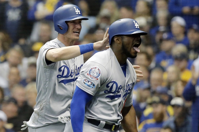 Cody Bellinger, Yasiel Puig, 2018 NLCS
