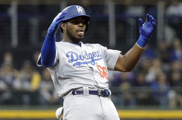 Yasiel Puig, 2018 NLCS