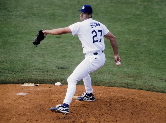 Former Los Angeles Dodgers starting pitcher Kevin Brown