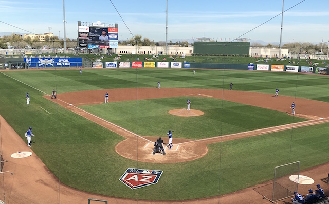 Dodgers, 2019 Spring Training, Surprise Stadium view