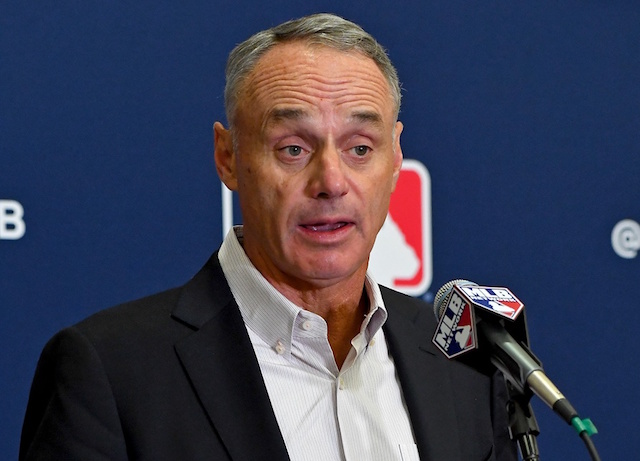 MLB commissioner Rob Manfred