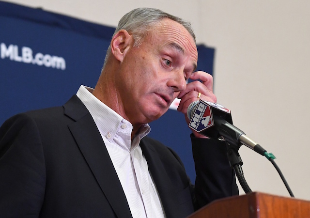 MLB commissioner Rob Manfred