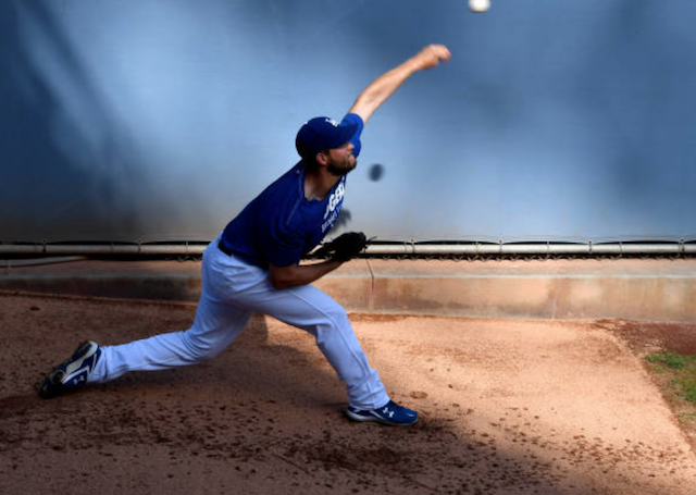 Clayton Kershaw, bullpen session