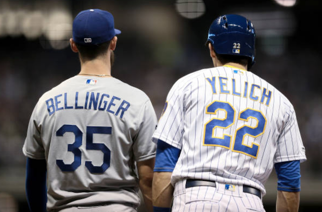 Los Angeles Dodgers All-Star Cody Bellinger and Milwaukee Brewers outfielder Christian Yelich