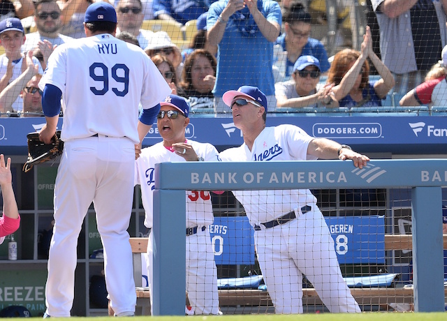 Bob Geren, Dave Roberts, Hyun-Jin Ryu