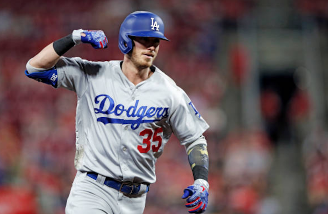 Los Angeles Dodgers right fielder Cody Bellinger