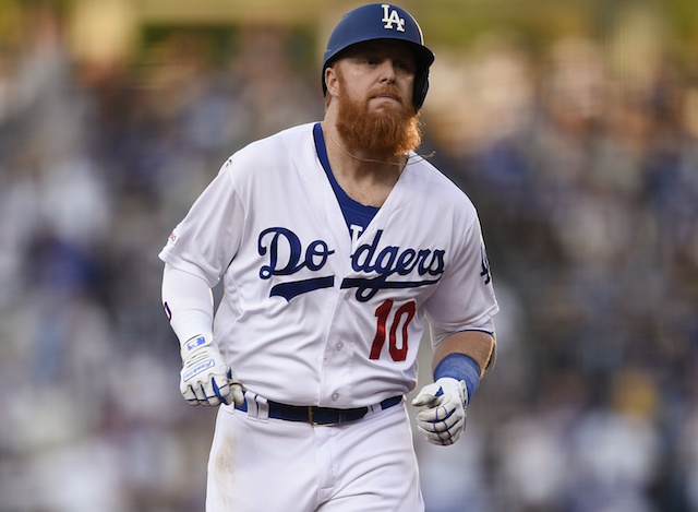 Los Angeles Dodgers third baseman Justin Turner