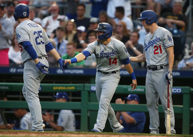 Walker Buehler, David Freese, Kiké Hernandez