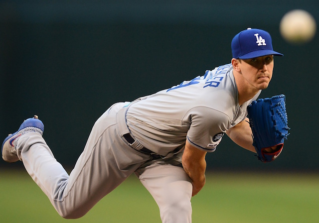 Los Angeles Dodgers starting pitcher Walker Buehler against the Arizona Diamondbacks