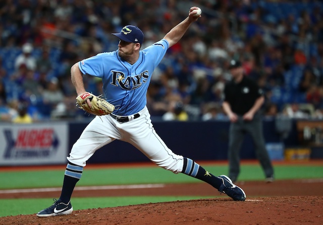 Tampa Bay Rays relief pitcher Adam Kolarek traded to the Los Angeles Dodgers