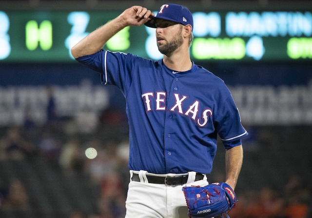 Texas Rangers relief pitcher Chris Martin