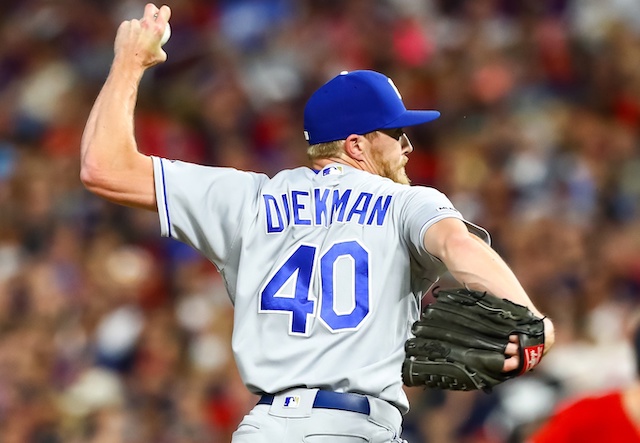 Kansas City Royals relief pitcher Jake Diekman