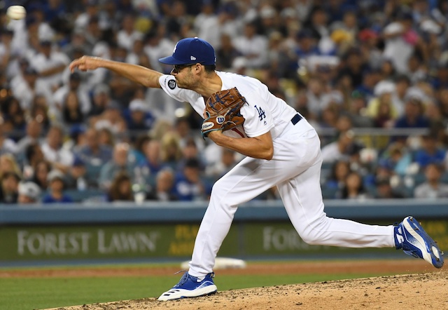 Los Angeles Dodgers relief pitcher Joe Kelly against the Arizona Diamondbacks