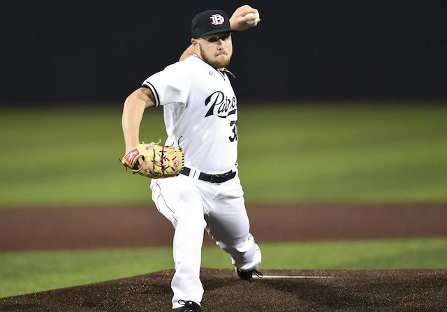 Dallas Baptist University pitcher Jordan Martinson