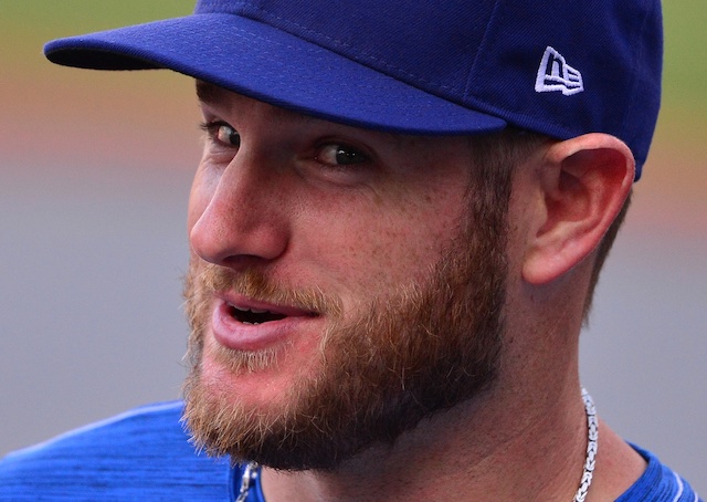 Los Angeles Dodgers infielder Max Muncy during batting practice at Petco Park