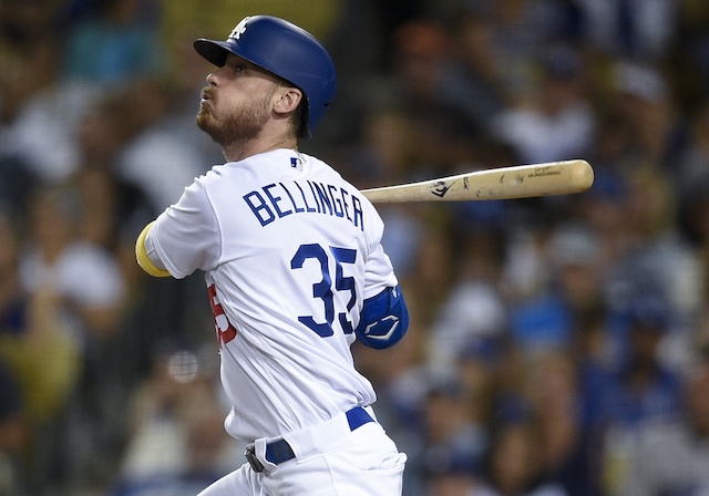 Los Angeles Dodgers All-Star Cody Bellinger at bat