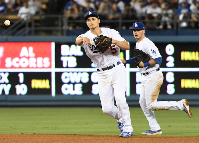 Los Angeles Dodgers infielder Gavin Lux backs up Corey Seager