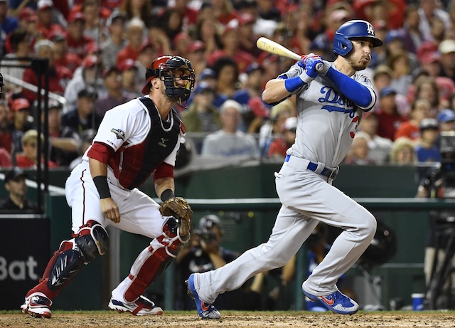 Los Angeles Dodgers All-Star Cody Bellinger during Game 3 of the 2019 NLDS