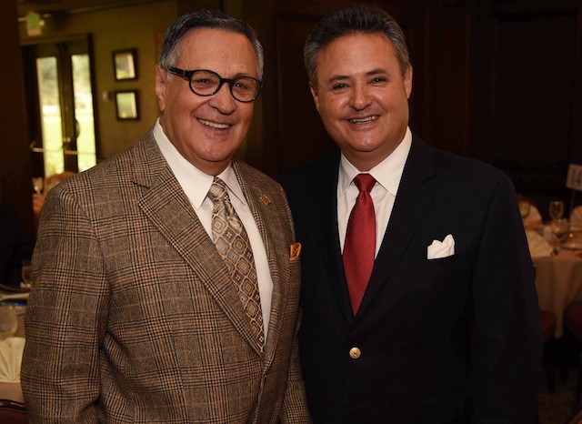 Los Angeles Dodgers Spanish-language broadcasters and father and son, Jaime Jarrín and Jorge Jarrín