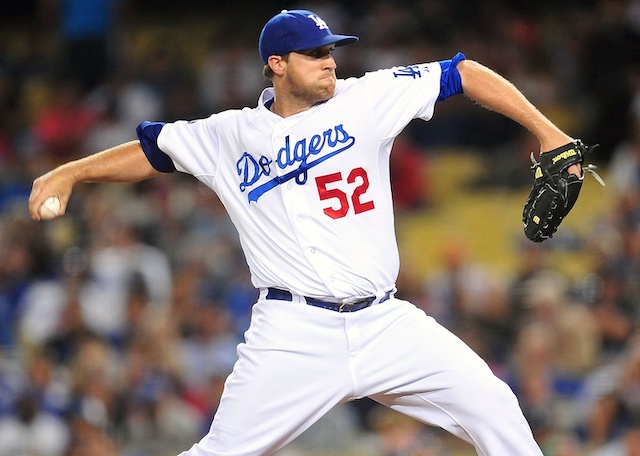 Former Los Angeles Dodgers relief pitcher Josh Lindblom