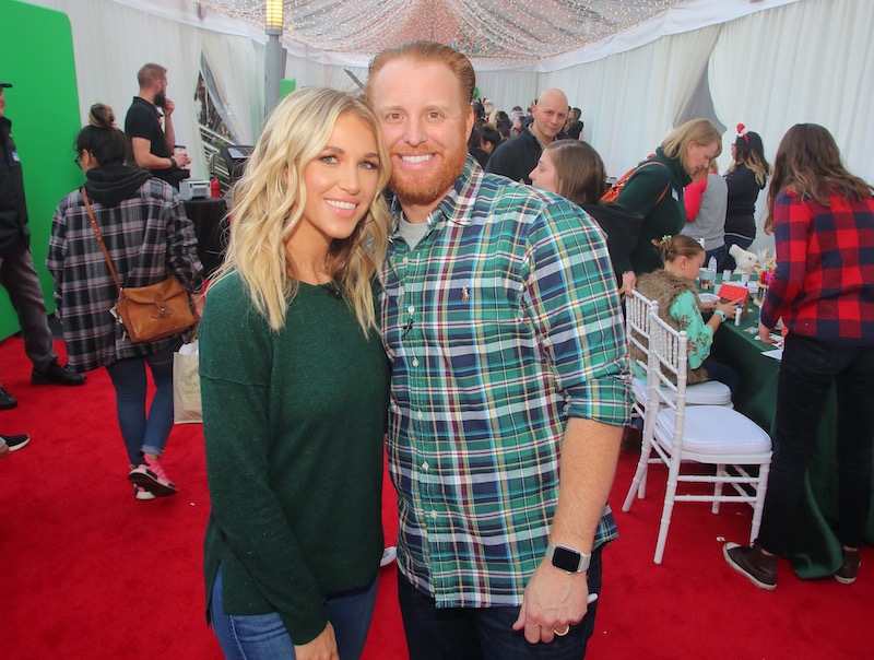 Kourtney and Justin Turner during the 2019 Winter Wonderland event at Children's Hospital Los Angeles