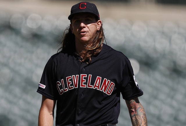 Cleveland Indians starting pitcher Mike Clevinger