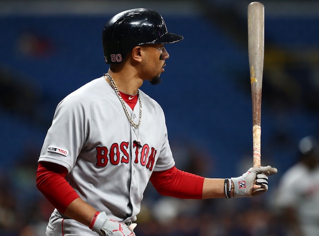 Boston Red Sox outfielder Mookie Betts