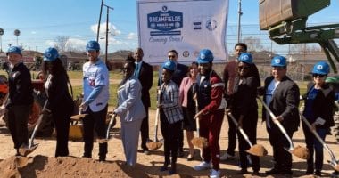 Anthony Anderson, Clayton Kershaw, Nichol Whiteman, Los Angeles Dodgers Foundation, Dodgers Dreamfields