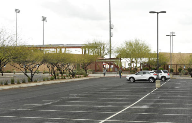 Camelback Ranch parking lot