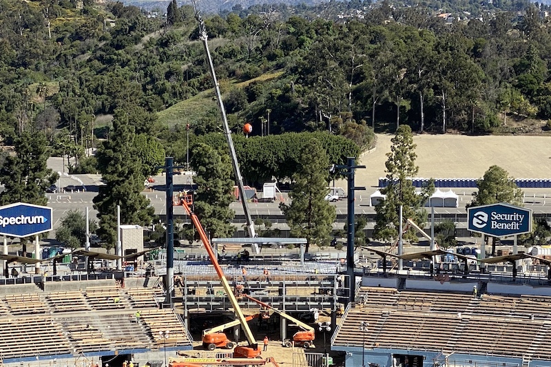 Dodger Stadium renovations, sound system