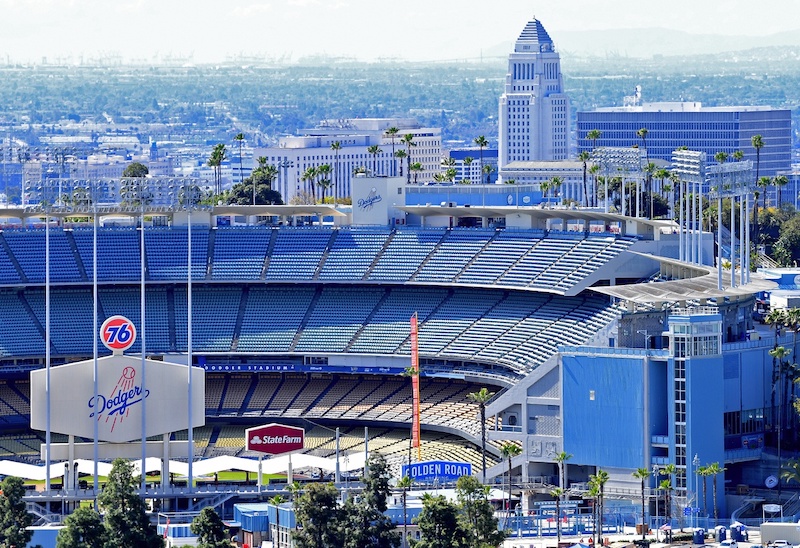 Dodger Stadium view, stands