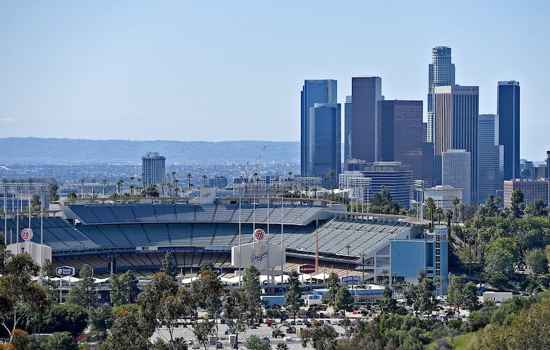 Dodger Stadium view