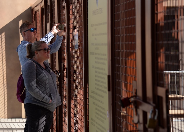 Fans, Camelback Ranch entrance