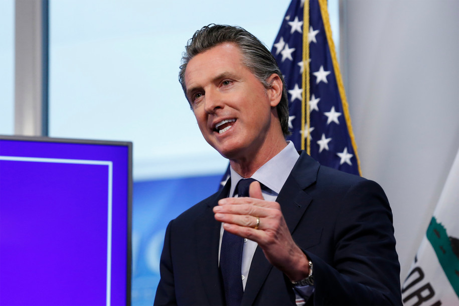 California Governor Gavin Newsom