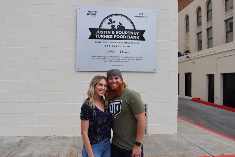 Justin Turner, Kourtney Turner, Justin and Kourtney Turner Food Bank, The Dream Center