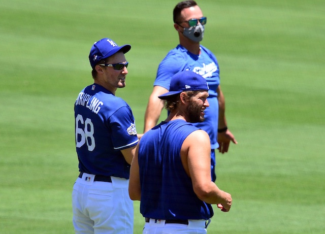 Clayton Kershaw, Ross Stripling, 2020 Spring Training